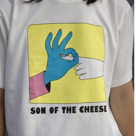 SON OF THE CHEESE | FUCCI 'SIGN LANGUAGE' TEE  (White)