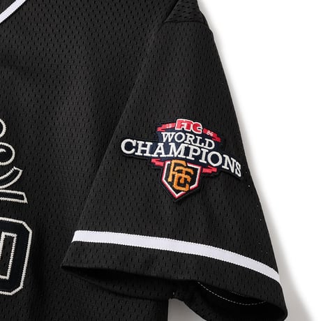FTC | 40TH BASEBALL JERSEY "BLACK" (FTC026SUMSH04)
