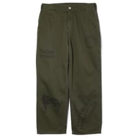 SILAS / PAINTED TROUSERS (OLIVE)