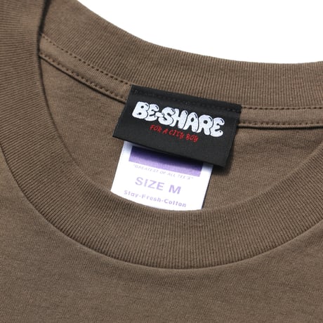 BE-SHARE | WAVE Logo Tee (GRAPHITE)