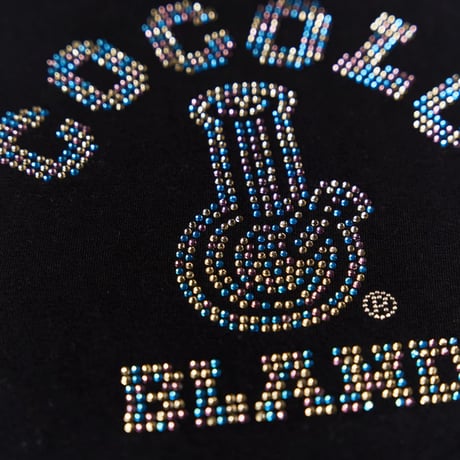 COCOLO BLAND / RHINESTONE BONG S/S TEE (BLACK)