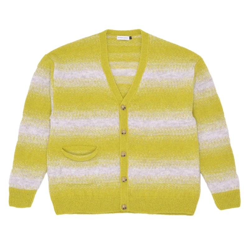 トップス POP TRADING COMPANY striped cardigan Sweatshirts Pop Trading Company Striped Knitted Cardigan