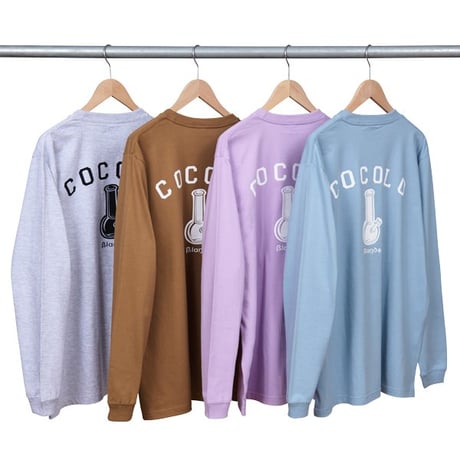 COCOLO BLAND / BACK BONG L/S TEE (CAMEL)