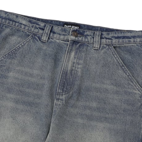PASS~PORT | WOKERS CLUB STRAIGHT LEG JEAN "FADAD WASH GREY"