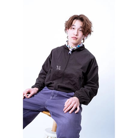 NEWS LETTER|Nylon Team Jacket (Black)