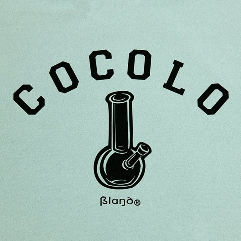 COCOLO BLAND / BACK BONG HOODIE (SMOKY GREEN) |
