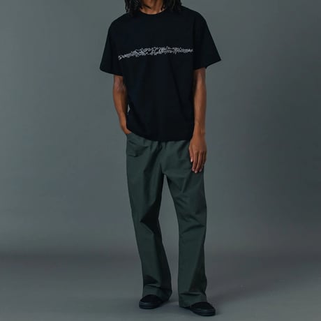 XLARGE | WAVEFORM S/S TEE(BLACK)