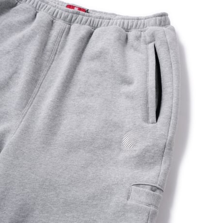 HELLRAZOR / LOGO SWEAT PANTS (HEATHER GREY)