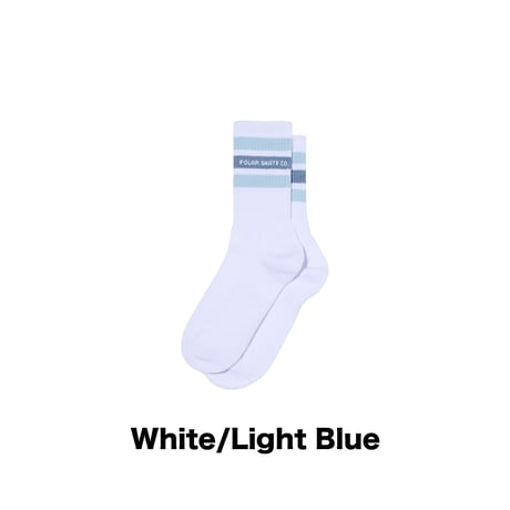 POLAR SKATE CO. / Rib Socks - Fat Stripe (2Color)