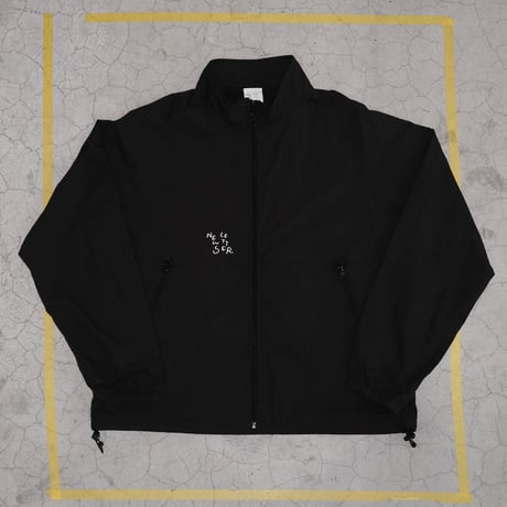 NEWS LETTER|Nylon Team Jacket (Black)
