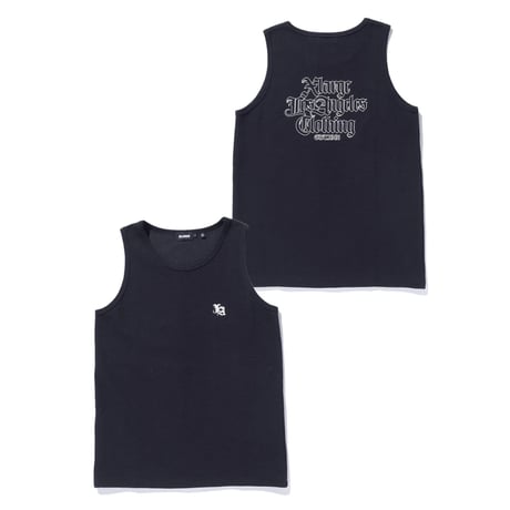 XLARGE | OLD ENGLISH WAFFLE TANK TOP(BLACK)