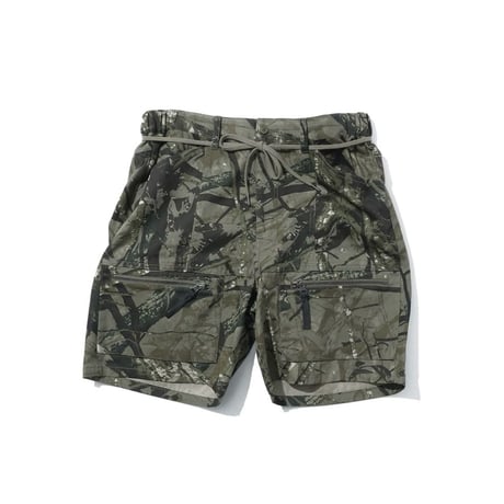 SILAS / CAMOUFLAGE PATTERN SHORTS (BEIGE)
