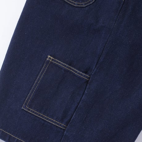 XLARGE | STITCHED LOGO DENIM SHORTS(BLACK)