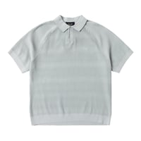 Dime / Cable Knit Polo (Seafoam)