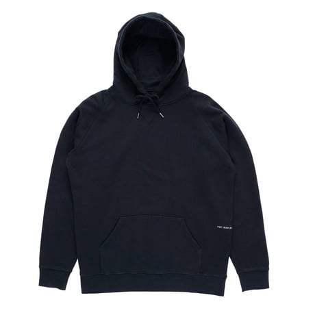 POP TRADING COMPANY / LOGO HOODED SWEAT (BLACK)