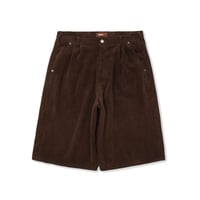 diidii | Natural Dye Corduroy Shorts(Brown)