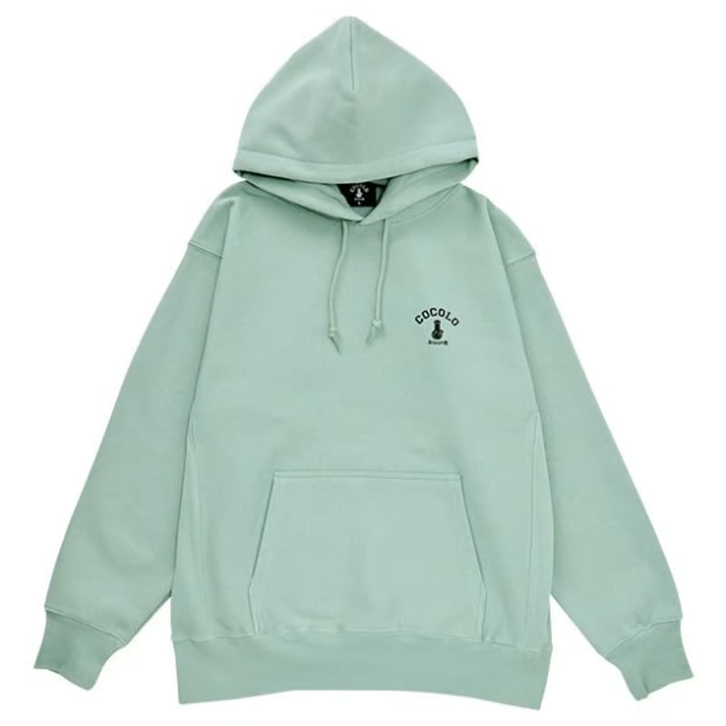 COCOLO BLAND / BACK BONG HOODIE (SMOKY GREEN) |