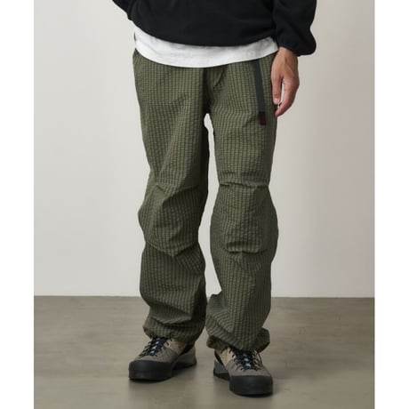 GRAMICCI| NORTHSIDE PLAID PANT(OLIVE)
