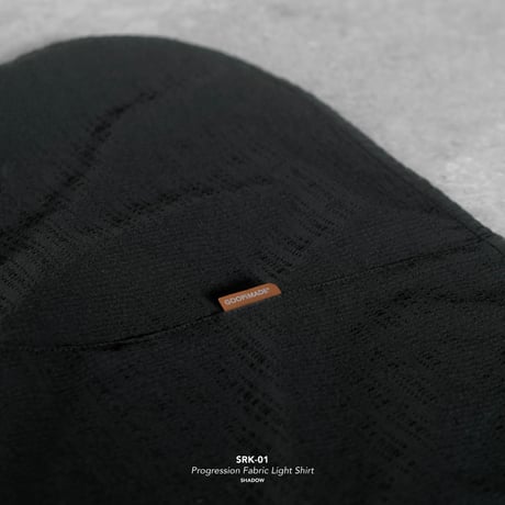 GOOPiMADE | “SRK-01” Progression Fabric Light Shirt(Shadow)