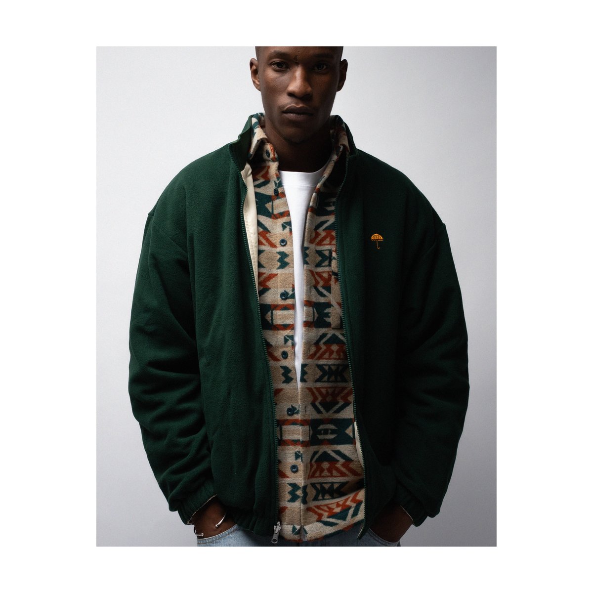 HELAS | REVERSO FLEECE SPORT JACKET 