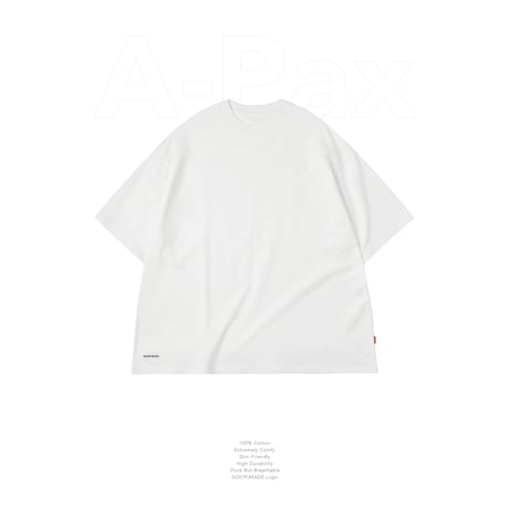 GOOPiMADE |“A-Pax” Experiment Logo Tee(White)