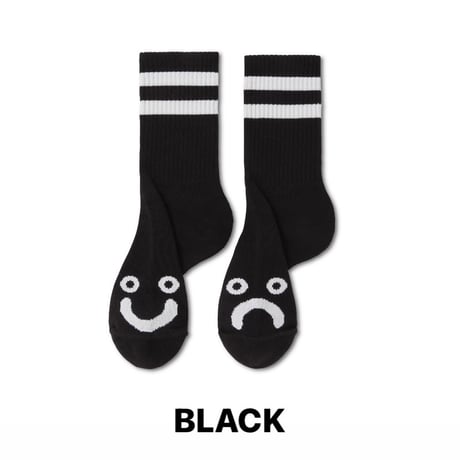 POLAR SKATE CO. / RIB SOCKS - HAPPY SAD (2COLOR)