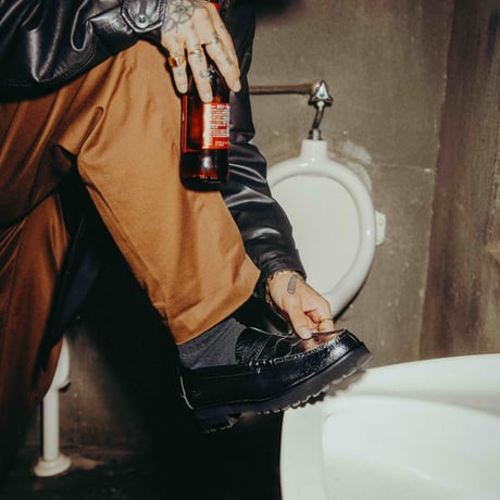 The Kenford Fineshoes |TANK SOLE LOAFERS(BLACK PAISLEY/Man)