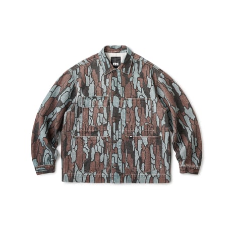 FTC | WASHED CANVAS WORK JACKET "CAMO" (FTC026SPJ05)