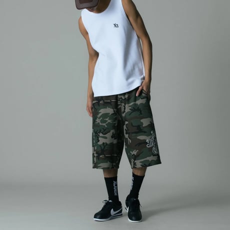 XLARGE | OLD ENGLISH WAFFLE SHORT PANTS(CAMO)