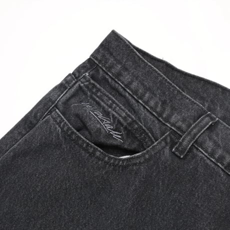 YARDSALE / SLUB STAIN PHANTASY JEANS (BLACK)