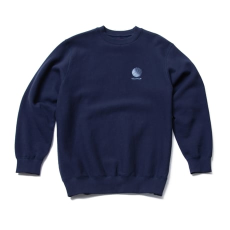 HELLRAZOR / LOGO EMB CREWNECK (NAVY)
