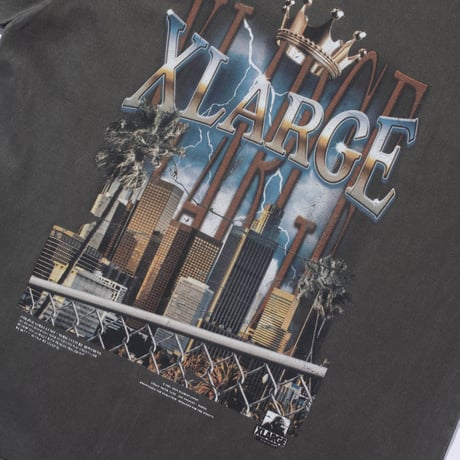 XLARGE | CITYSCAPE S/S TEE(BLACK)