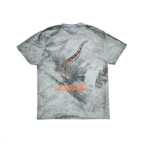 MIDNIGHT PAINTING SERVICE| Aliens s/s tee ( Black Tie-Dye )