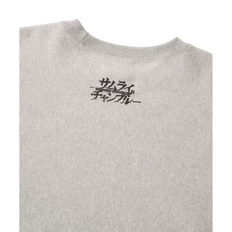 FTC | "FTC x SAMURAI CHAMPLOO" SUN FLOWER CREW NECK "GRAY" (FTC025SCSW04)