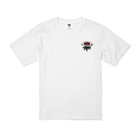 坩堝 (RUTSUBO) | 熊手 S/S T-SHIRTS ( 画工遊鷹 )　YUTAKA × RUTSUBO “KUMADE” Lucky Rake Tee(WHITE)