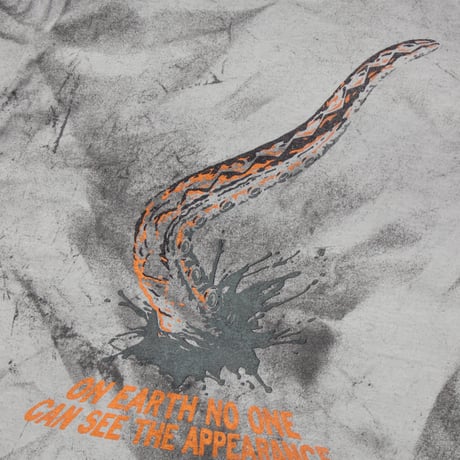 MIDNIGHT PAINTING SERVICE| Aliens s/s tee ( Black Tie-Dye )