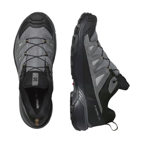 SALOMON|X ULTRA 360 LEATHER GORE-TEX(Sharkskin / Castlerock / Kelp)
