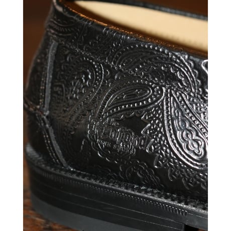 The Kenford Fineshoes | EMBOSSED LOAFERS(BLACK PAISLEY/Man)