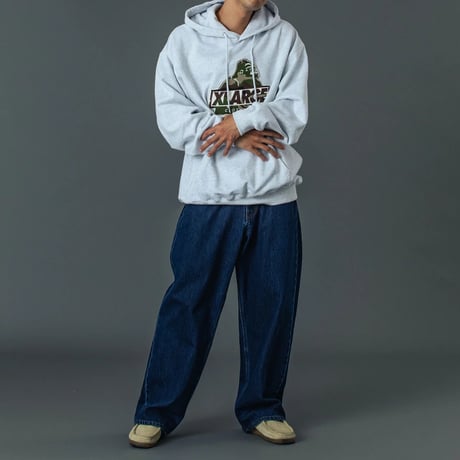 XLARGE | RAGE LOGO DENIM PANTS(INDIGO)