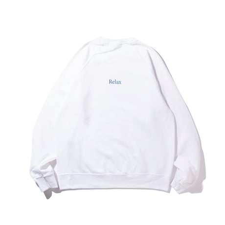 HELLA GREEN | Relax Raglan Sweat(WHITE)