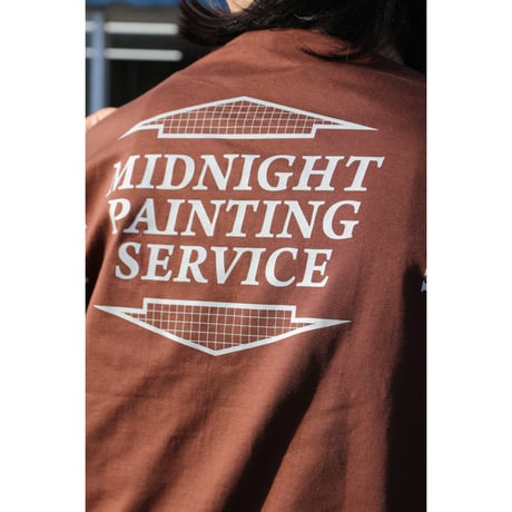 MIDNIGHT PAINTING SERVICE| MPS Logo L/S Tee (Brown)