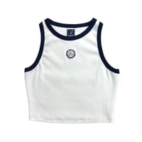 S2O (sudsud ouest) | Cropped Rib Tank(WHITE)