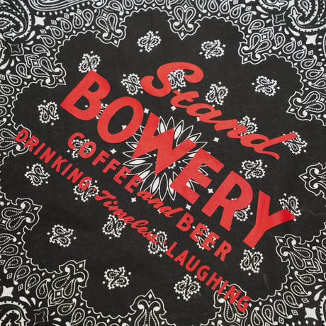 Stand BOWERY / BOWERY STANDARD LOGO BANDANA (2COLOR)