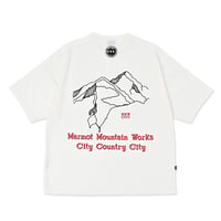 Marmot | CITY COUNTRY CITY × Marmot MMWCCC Everywhere T-shirt_Words of a mountain (White)