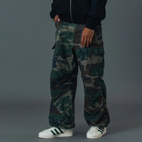 XLARGE | CAMO CARGO PANTS(OLIVE)