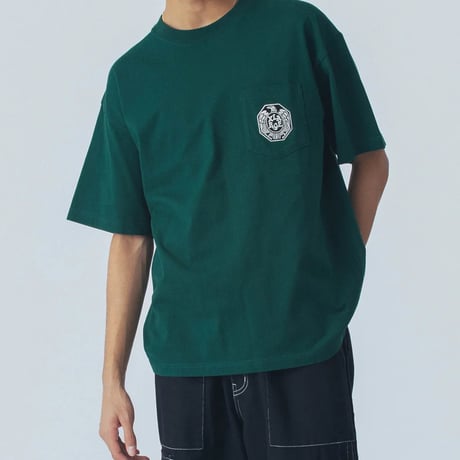 XLARGE | EAGLE S/S POCKET TEE（GREEN)