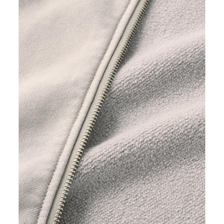 FTC | PIGMENT DYED BOX LOGO ZIP UP HOODY "GRAY" (FTC026SPSW03)