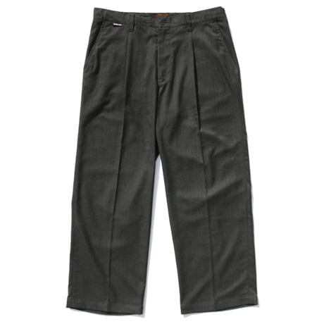 BE-SHARE |Stripe Holiday slacks(Grey)