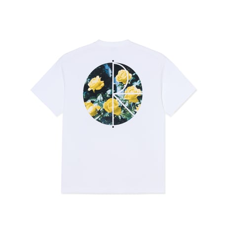 POLAR SKATE CO. / Fill Logo Tee - Märtas Roses (White)
