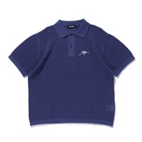 XLARGE | MESH KNIT POLO SHIRT(BLUE)